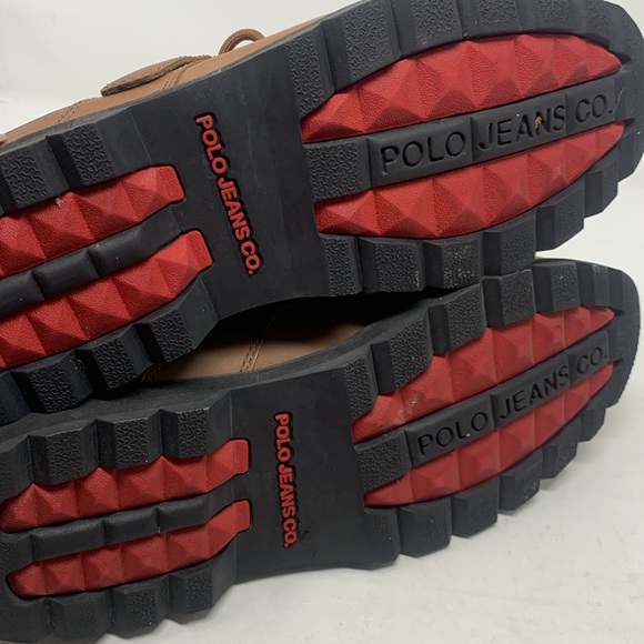 Polo Ralph Lauren Jeans Co Sport Ranger Low Top Buckle Boat Shoe Boots 12 - Picture 6 of 13